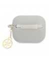 Guess GUAPLSC4EG AirPods Pro cover grey/grey Silicone Charm 4G Collection