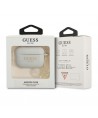 Guess GUAPLSC4EG AirPods Pro cover grey/grey Silicone Charm 4G Collection