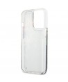 Guess GUHCP13LLFLSB iPhone 13 Pro / 13 6.1" blue/blue hardcase Flower Liquid Glitter