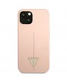 Guess GUHCP13MSLTGP iPhone 13 6.1" pink/pink hardcase Silicone Triangle