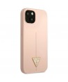 Guess GUHCP13MSLTGP iPhone 13 6.1" pink/pink hardcase Silicone Triangle