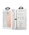 Guess GUHCP13MSLTGP iPhone 13 6.1" pink/pink hardcase Silicone Triangle