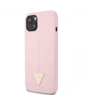 Guess GUHCP13SSLTGU iPhone 13 mini 5.4" purple/purple hardcase Silicone Triangle