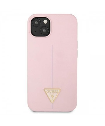 Guess GUHCP13SSLTGU iPhone 13 mini 5.4" purple/purple hardcase Silicone Triangle