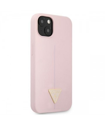 Guess GUHCP13SSLTGU iPhone 13 mini 5.4" purple/purple hardcase Silicone Triangle