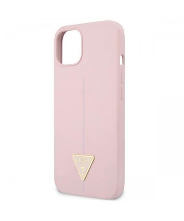 Guess GUHCP13SSLTGU iPhone 13 mini 5.4" purple/purple hardcase Silicone Triangle