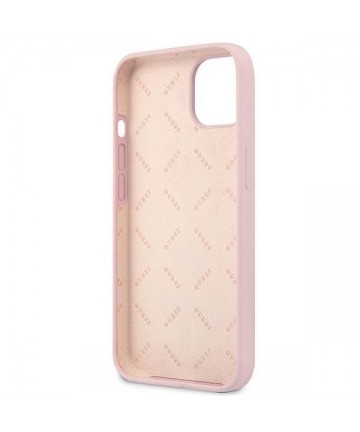 Guess GUHCP13SSLTGU iPhone 13 mini 5.4" purple/purple hardcase Silicone Triangle