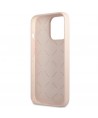 Guess GUHCP13XSLTGP iPhone 13 Pro Max 6.7" pink/pink hardcase Silicone Triangle