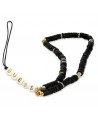Guess pendant GUSTPEARK Phone Strap black/black Heishi Beads