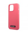 Karl Lagerfeld Silicone Plaque Case for iPhone 13 Pro / iPhone 13 - Fuchsia