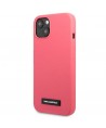 Karl Lagerfeld Silicone Plaque iPhone 13 Case - Fuchsia