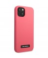 Karl Lagerfeld Silicone Plaque iPhone 13 Case - Fuchsia