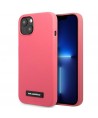 Karl Lagerfeld Silicone Plaque Case for iPhone 13 mini - Fuchsia