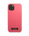 Karl Lagerfeld Silicone Plaque Case for iPhone 13 mini - Fuchsia