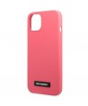 Karl Lagerfeld Silicone Plaque Case for iPhone 13 mini - Fuchsia