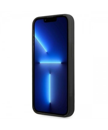 Karl Lagerfeld Silicone Plaque Case for iPhone 13 Pro Max - Black