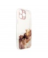 Marble Case for iPhone 13 Pro Max Gel Cover Marble Brown