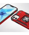 Wozinsky Ring Armor case for iPhone 14 Plus armored cover magnetic holder ring red