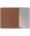 Uniq Belmont Passport Case with Apple Find My RFID Blocking Caramel Beige