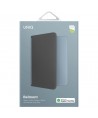 Uniq Belmont Passport Case with Apple Find My RFID Blocking Gray Blue