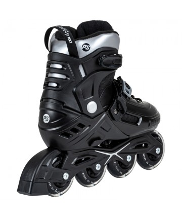 POWERSLIDE Khaan Junior NXT Black Πατίνια Αυξομειούμενα - Μαύρο/Ασημί