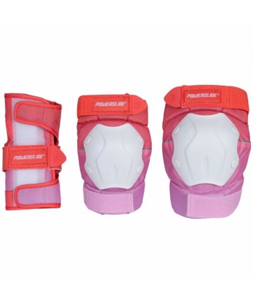 POWERSLIDE Standard Women Set Red Pink Set Προστατευτικά - Κόκκινο/Ροζ