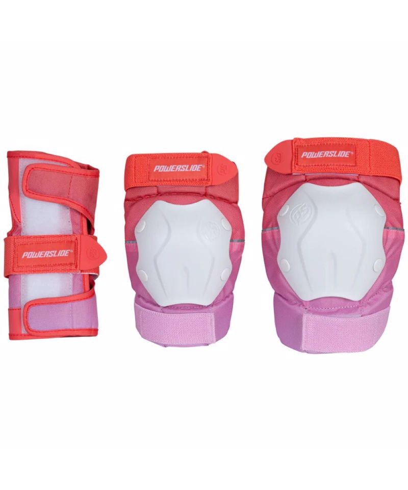 POWERSLIDE Standard Women Set Red Pink Set Προστατευτικά - Κόκκινο/Ροζ