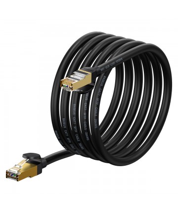 Baseus Speed Seven network cable RJ45 10Gbps 3m black (WKJS010401)