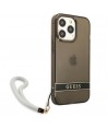 Guess GUHCP13LHTSGSK iPhone 13 Pro / 13 6.1" black/black hardcase Translucent Stap