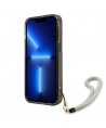 Guess GUHCP13LHTSGSK iPhone 13 Pro / 13 6.1" black/black hardcase Translucent Stap