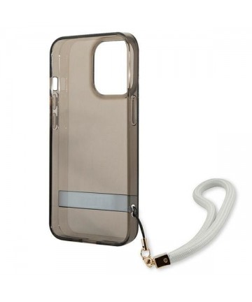 Guess GUHCP13LHTSGSK iPhone 13 Pro / 13 6.1" black/black hardcase Translucent Stap