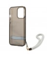 Guess GUHCP13LHTSGSK iPhone 13 Pro / 13 6.1" black/black hardcase Translucent Stap