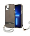Guess GUHCP13SHTSGSK iPhone 13 mini 5.4" black/black hardcase Translucent Stap