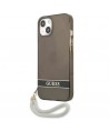 Guess GUHCP13SHTSGSK iPhone 13 mini 5.4" black/black hardcase Translucent Stap