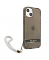 Guess GUHCP13SHTSGSK iPhone 13 mini 5.4" black/black hardcase Translucent Stap