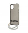 Guess GUHCP13SHTSGSK iPhone 13 mini 5.4" black/black hardcase Translucent Stap
