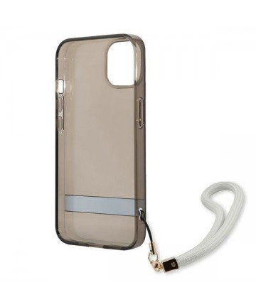 Guess GUHCP13SHTSGSK iPhone 13 mini 5.4" black/black hardcase Translucent Stap