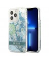 Guess GUHCP13XLFLSN iPhone 13 Pro Max 6.7" green/green hardcase Flower Liquid Glitter