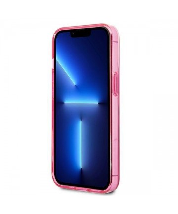 Karl Lagerfeld Gradient Ikonik Karl&Choupette Case for iPhone 13 Pro / iPhone 13 - Pink