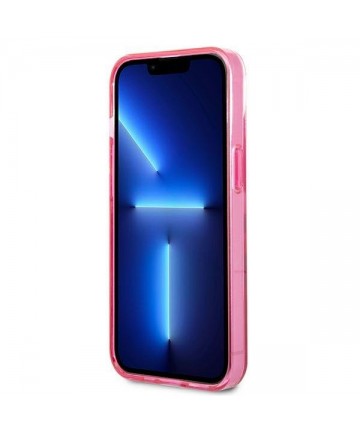 Karl Lagerfeld Gradient Ikonik Karl&Choupette Case for iPhone 13 mini - Pink