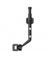 Adjustable car rearview mirror holder for smartphone black