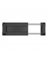 Adjustable car rearview mirror holder for smartphone black