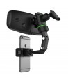 Adjustable car rearview mirror holder for smartphone