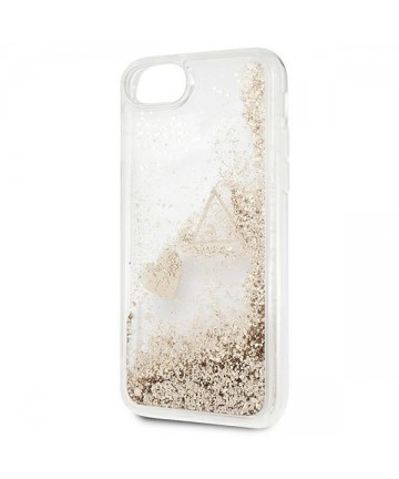 Guess GUOHCI8GLHFLGO iPhone 7/8/SE 2020 /SE 2022 gold/gold hard case Glitter Charms