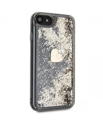 Guess GUOHCI8GLHFLGO iPhone 7/8/SE 2020 /SE 2022 gold/gold hard case Glitter Charms