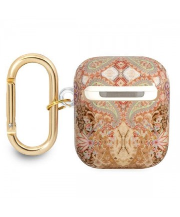 Guess GUA2HHFLD AirPods cover gold/gold Paisley Strap Collection