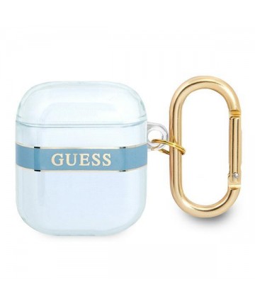 Guess GUA2HHTSB AirPods cover blue/blue Strap Collection