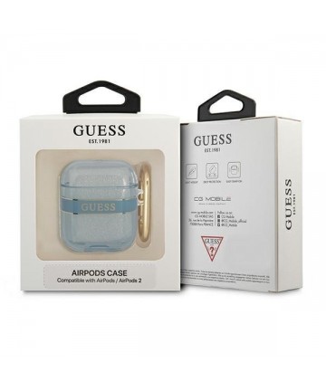 Guess GUA2HHTSB AirPods cover blue/blue Strap Collection