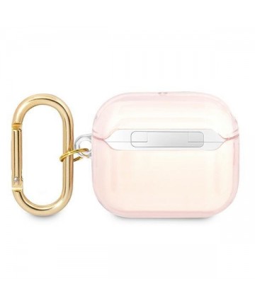 Guess GUA3HHTSP AirPods 3 cover pink/pink Strap Collection