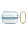 Guess GUAPHHTSB AirPods Pro cover blue/blue Strap Collection